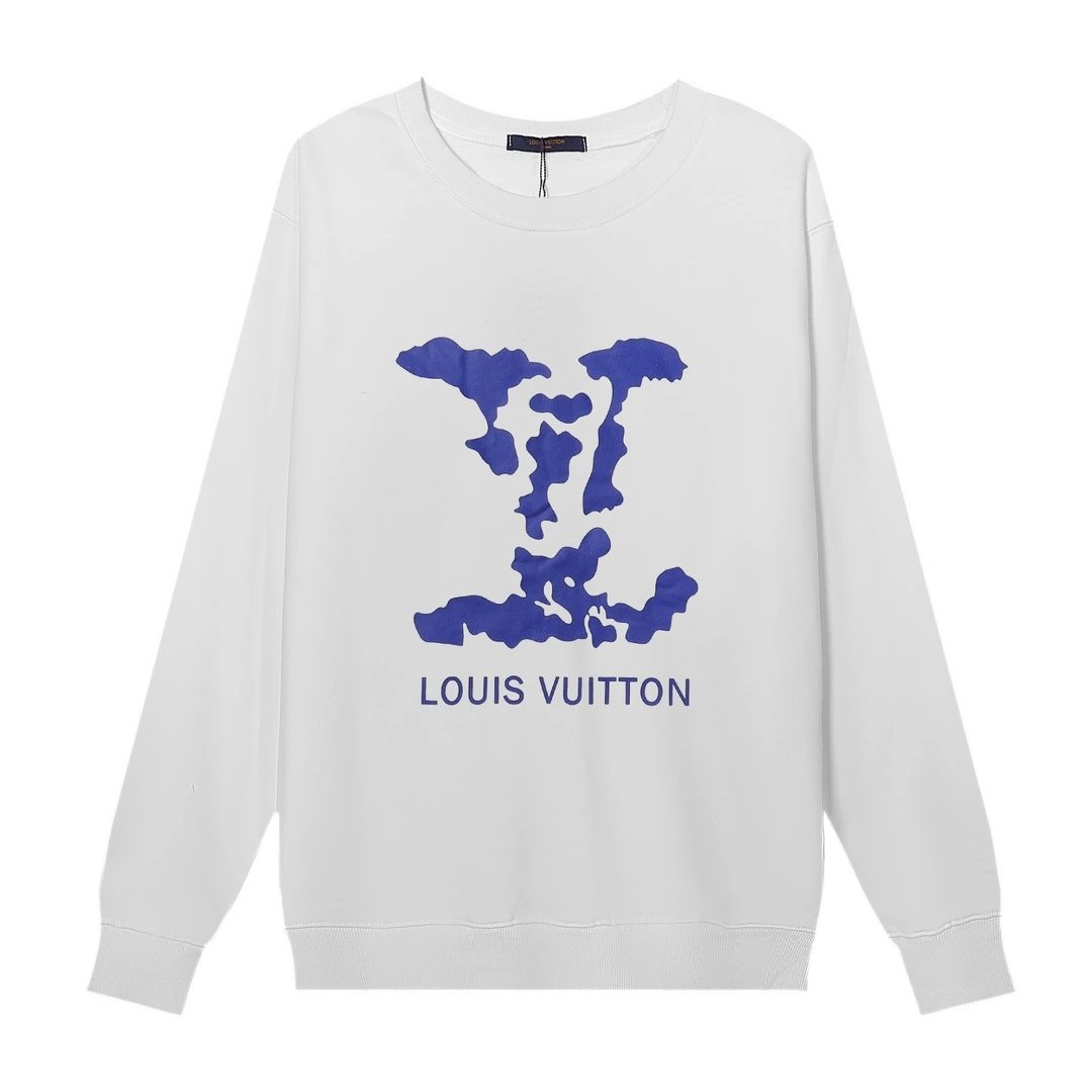 Louis Vuitton (LV) Blue Icon Sweater White