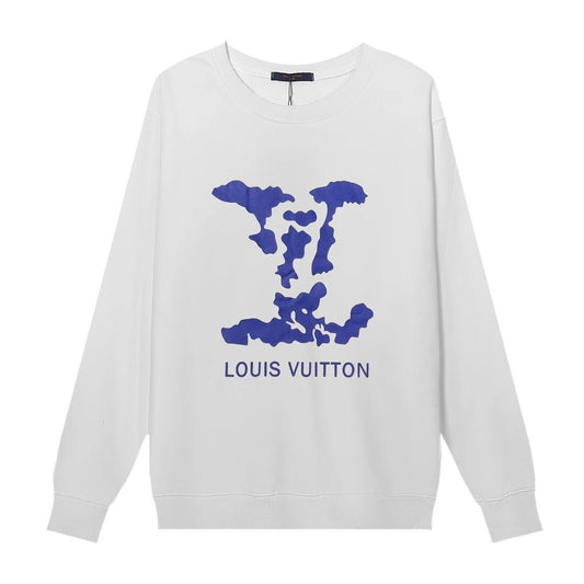 Louis Vuitton (LV) Blue Icon Sweater White