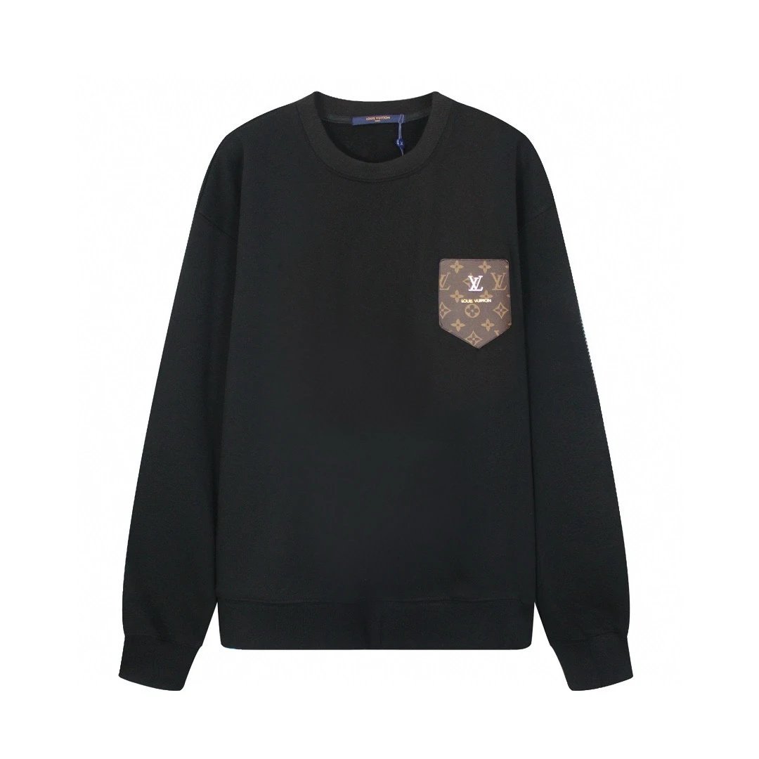 Louis Vuitton (LV) Chest Icon Sweater Black