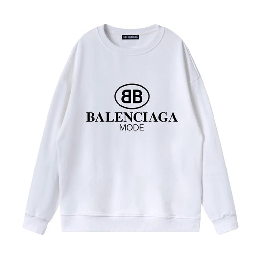 Balenciaga Mode Writing Sweater White