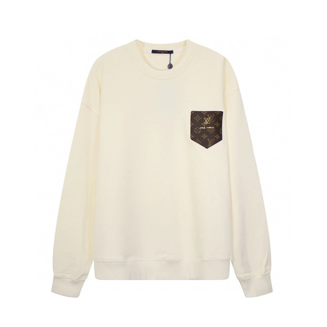 Louis Vuitton (LV) Chest Icon Sweater White