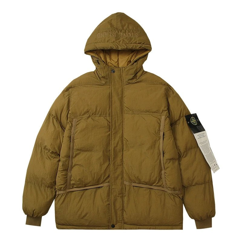 Stone Island Puffer Jacket Yellow