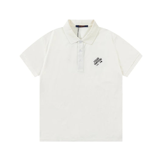 Louis Vuitton small Logo Polo shirt White