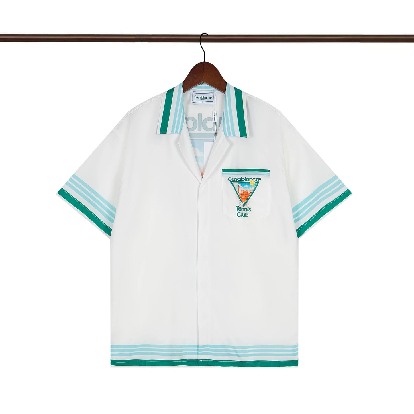 Casablanca Tennis Club small Logo Summer shirt