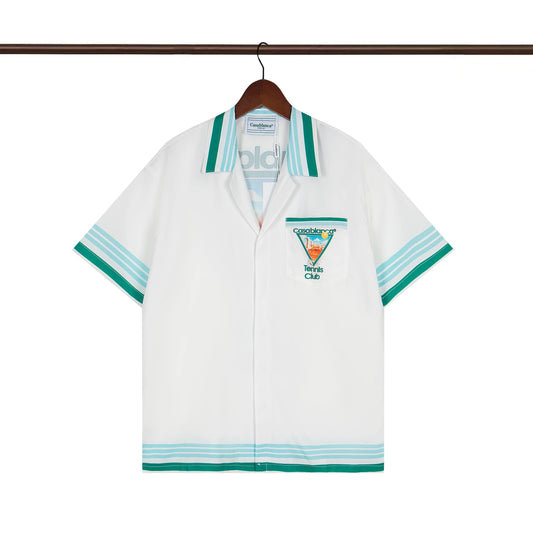 Casablanca Tennis Club small Logo Summer shirt