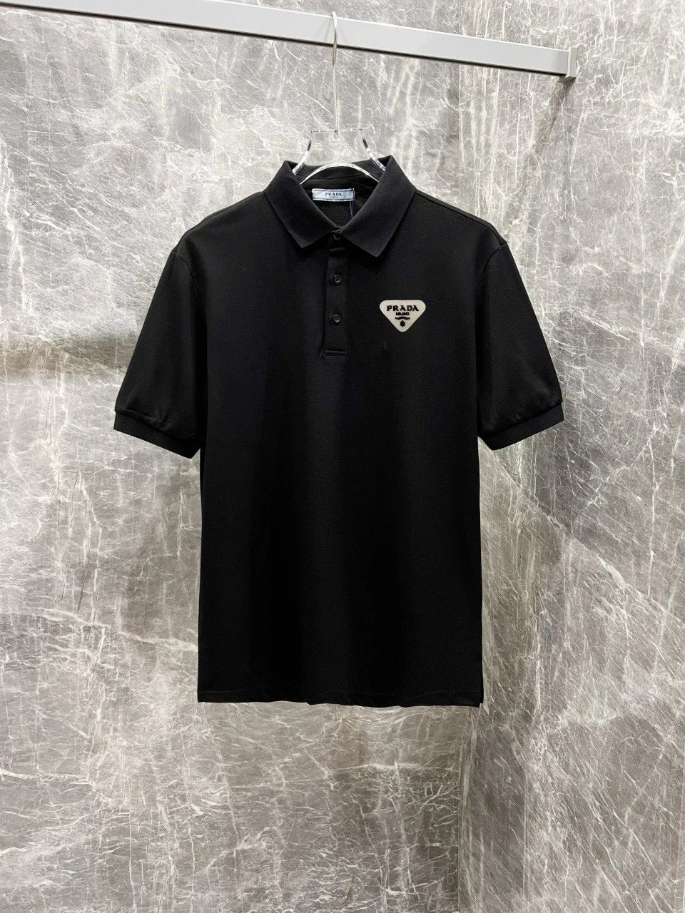 Prada Slim Fit Polo shirt Black