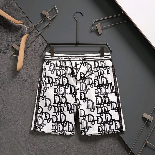 Christian Dior Big Monogram Shorts Black & White
