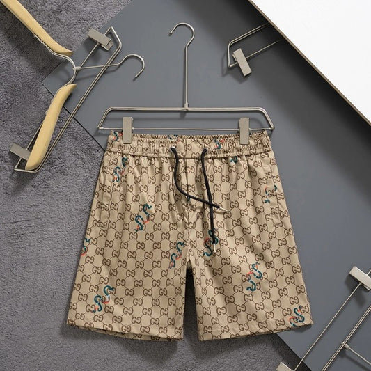 Gucci Shorts Snake Brown