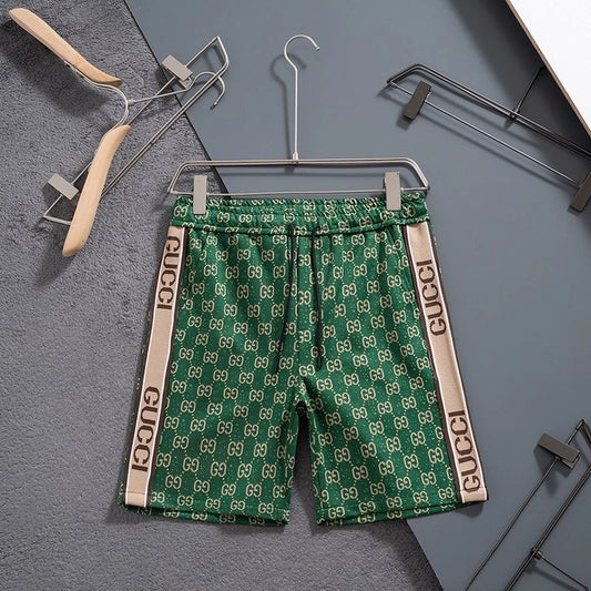 Gucci Shorts Green & Beige