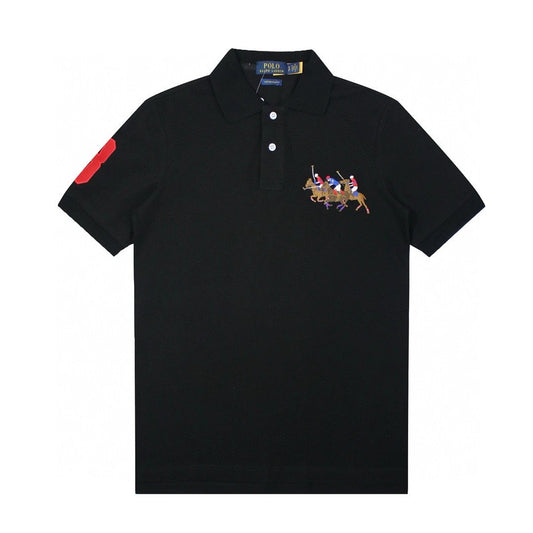 Ralph Lauren two rider Polo shirt Black