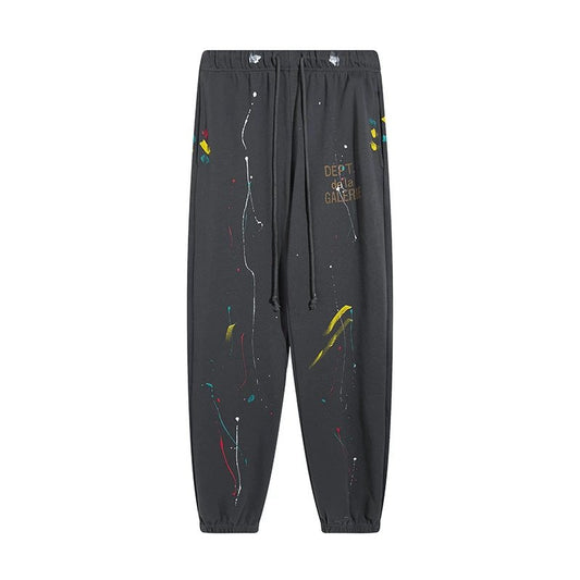 Gallery Dept. Paint Splatter Jogger Dark Grey