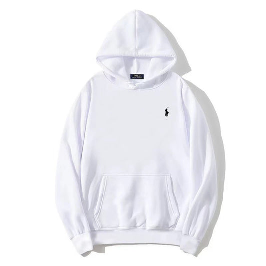 Ralph Lauren Basic Hoodie White