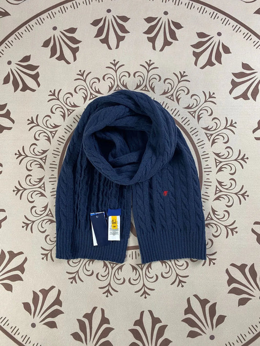 Ralph Lauren Knit Scarf Blue