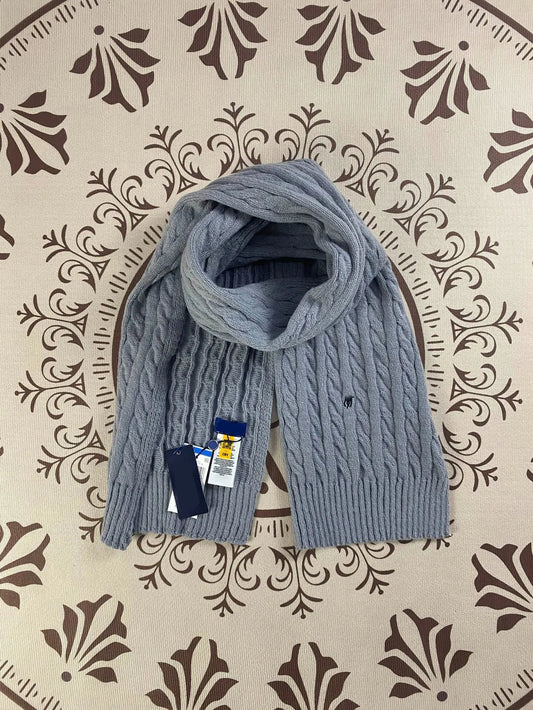 Ralph Lauren Knit Scarf Grey