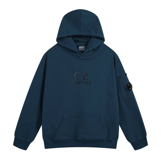C.P. Company Big Icon Hoodie Blue