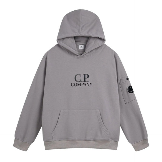 C.P. Company Big Icon Hoodie Grey