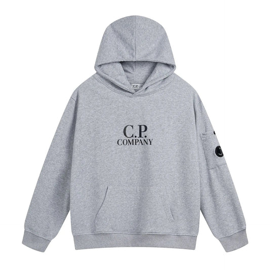 C.P. Company Big Icon Hoodie Light Grey