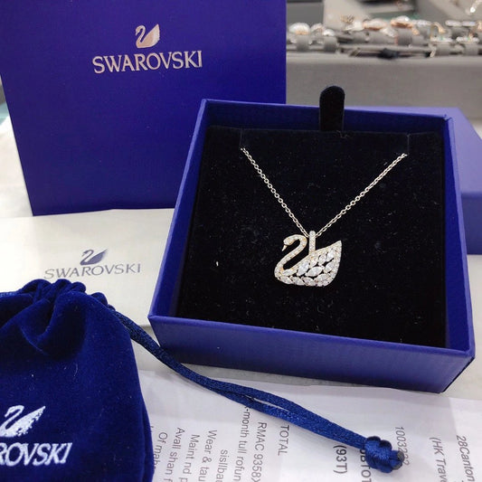 Swarowski Iconic Swan Chain Silver