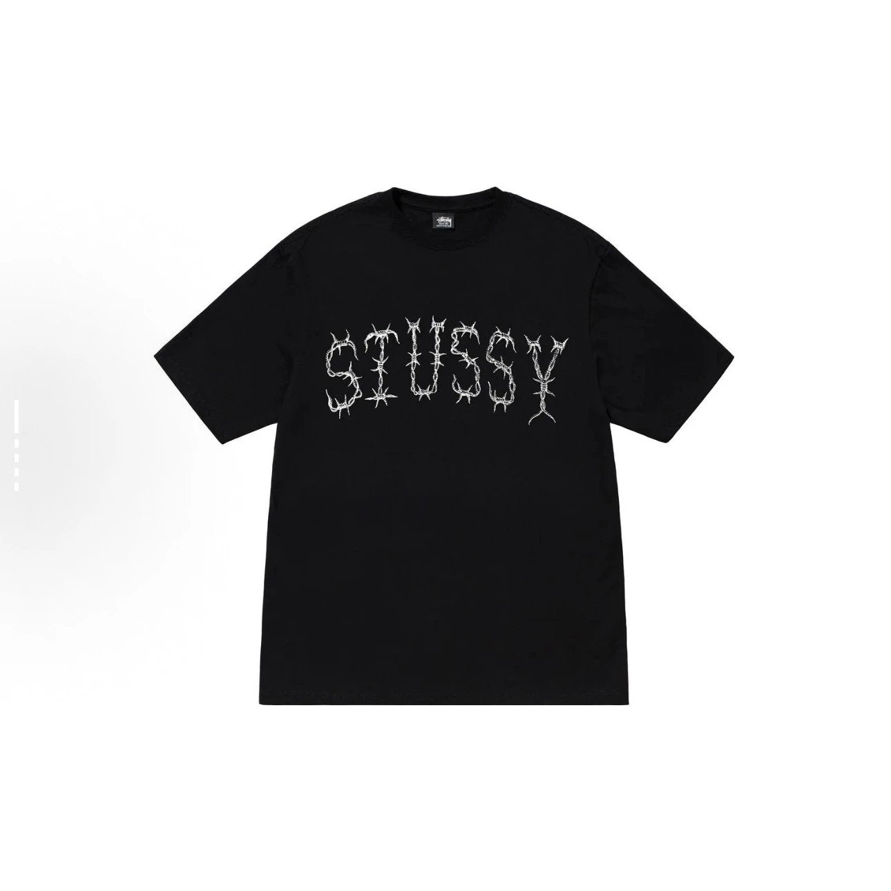Stussy font T-shirt Black