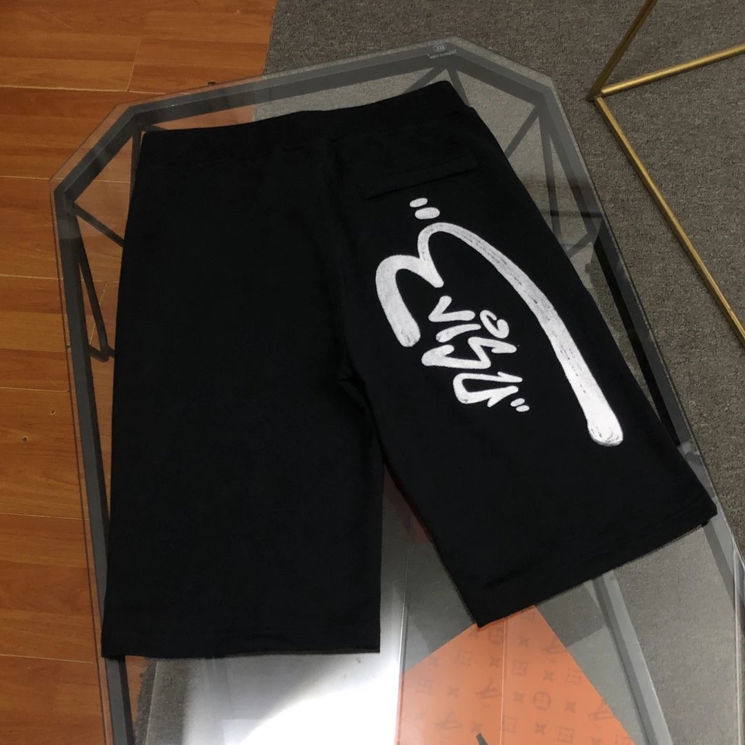 Evisu big writing Shorts Black