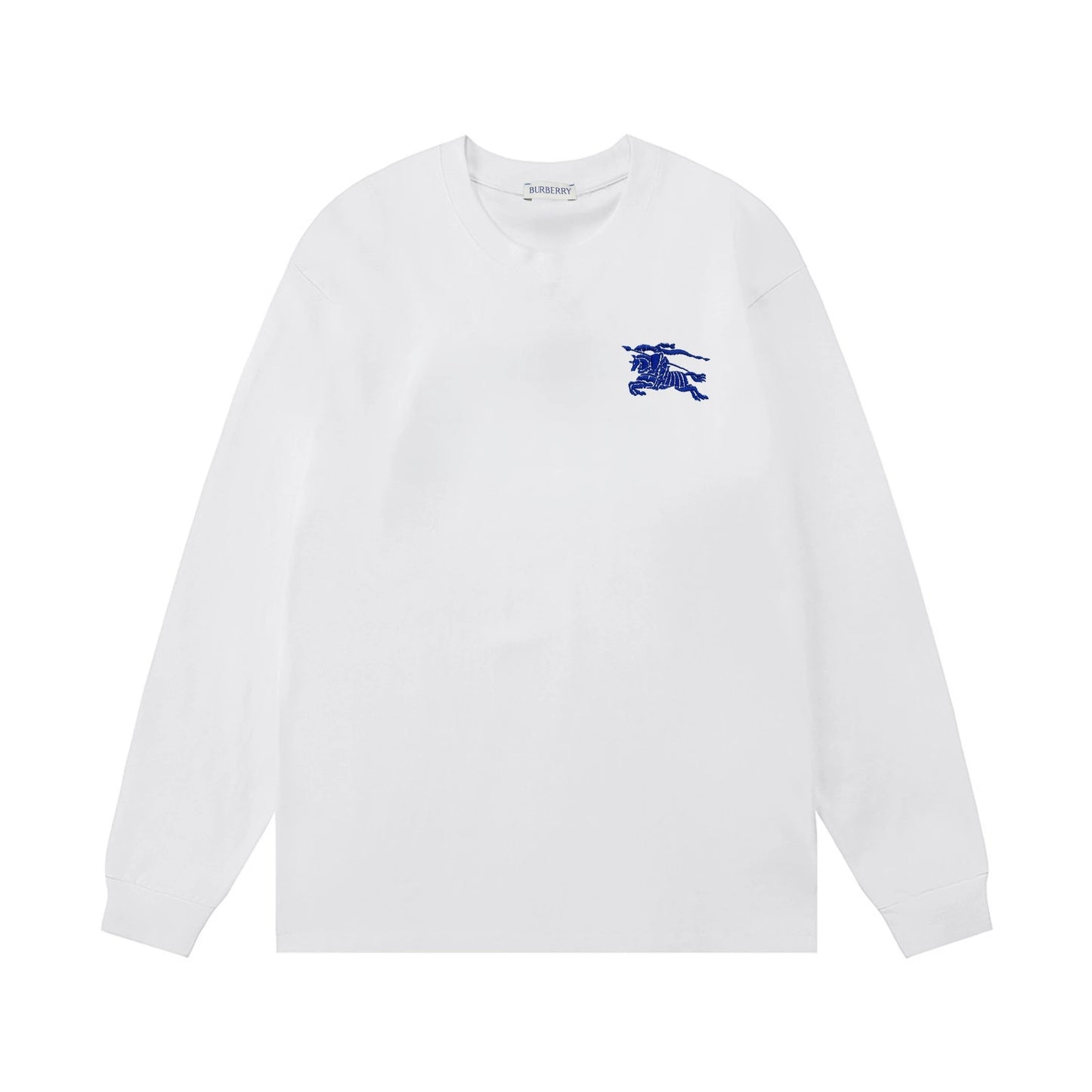 Burberry Blue Icon Sweater White