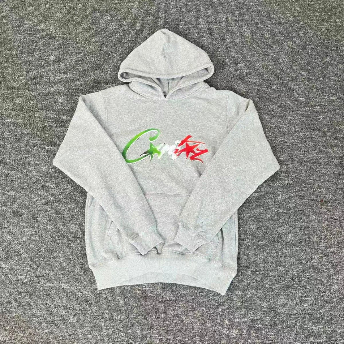 Corteiz Italy Hoodie Grey
