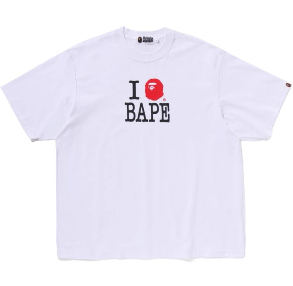 Bape i love Bape T-shirt White