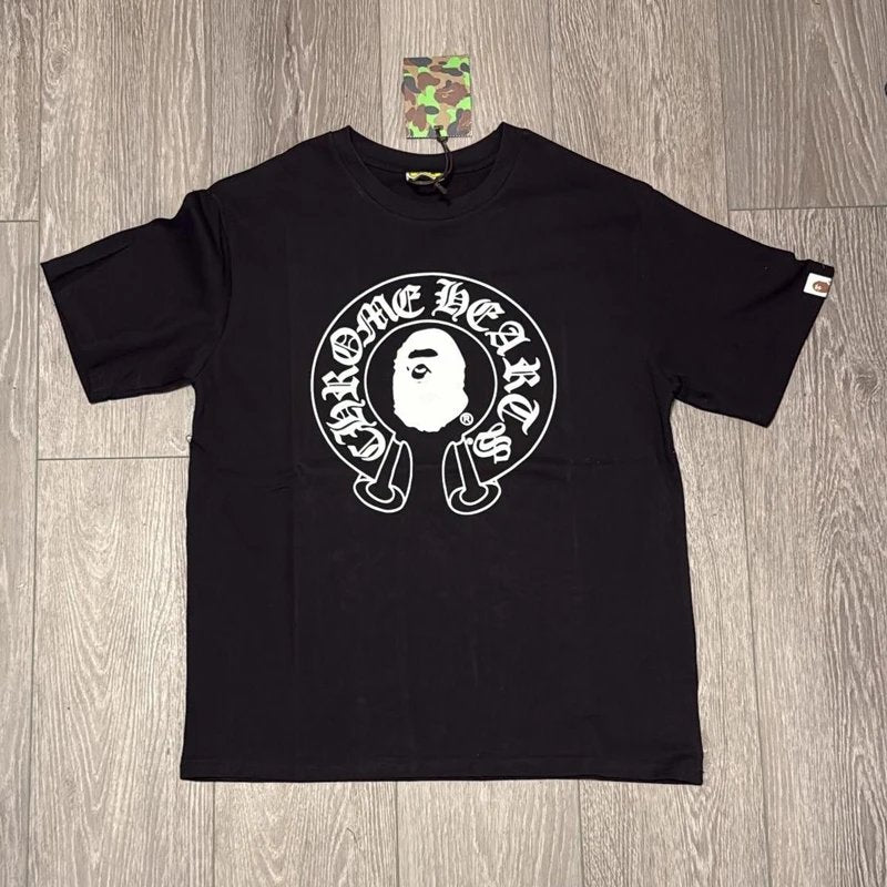 Bape x Chrome Hearts T-shirt Black