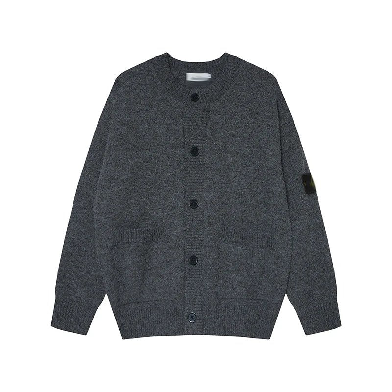 Stone Island Cardigan Dark Grey