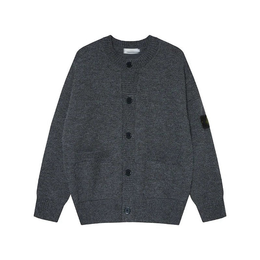 Stone Island Cardigan Dark Grey