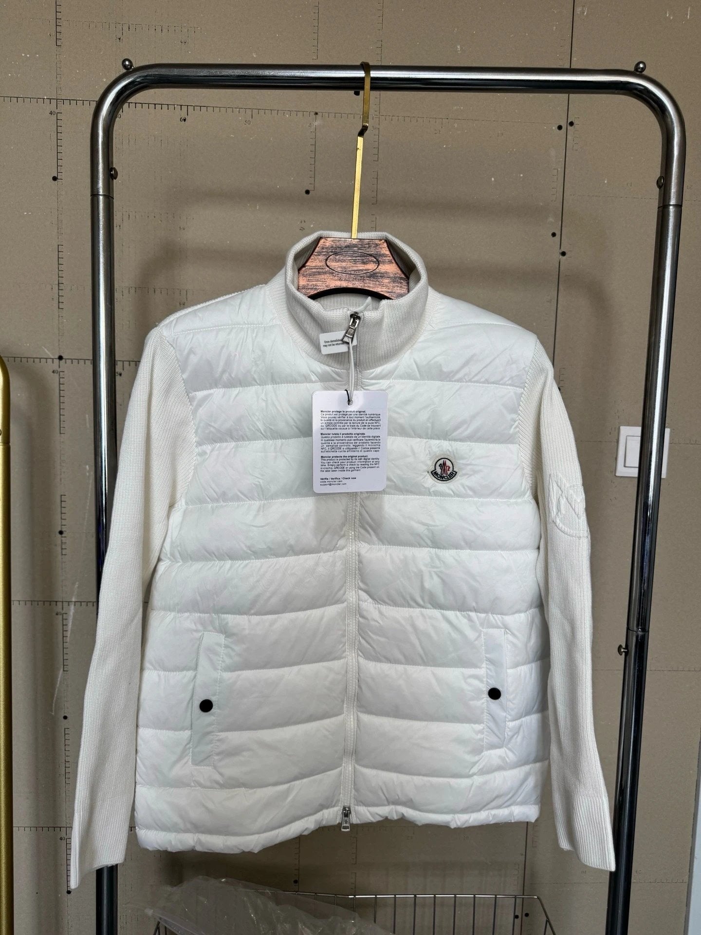 Moncler Cardigan White