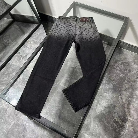 Louis Vuitton Jeans Grey Black Fade
