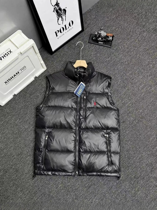Ralph Lauren Puffer Down Vest Glossy Black