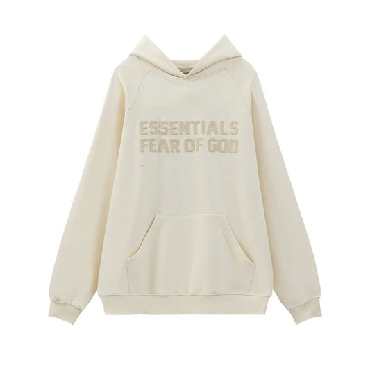 Essentials Fear of God Big Icon Hoodie Creme