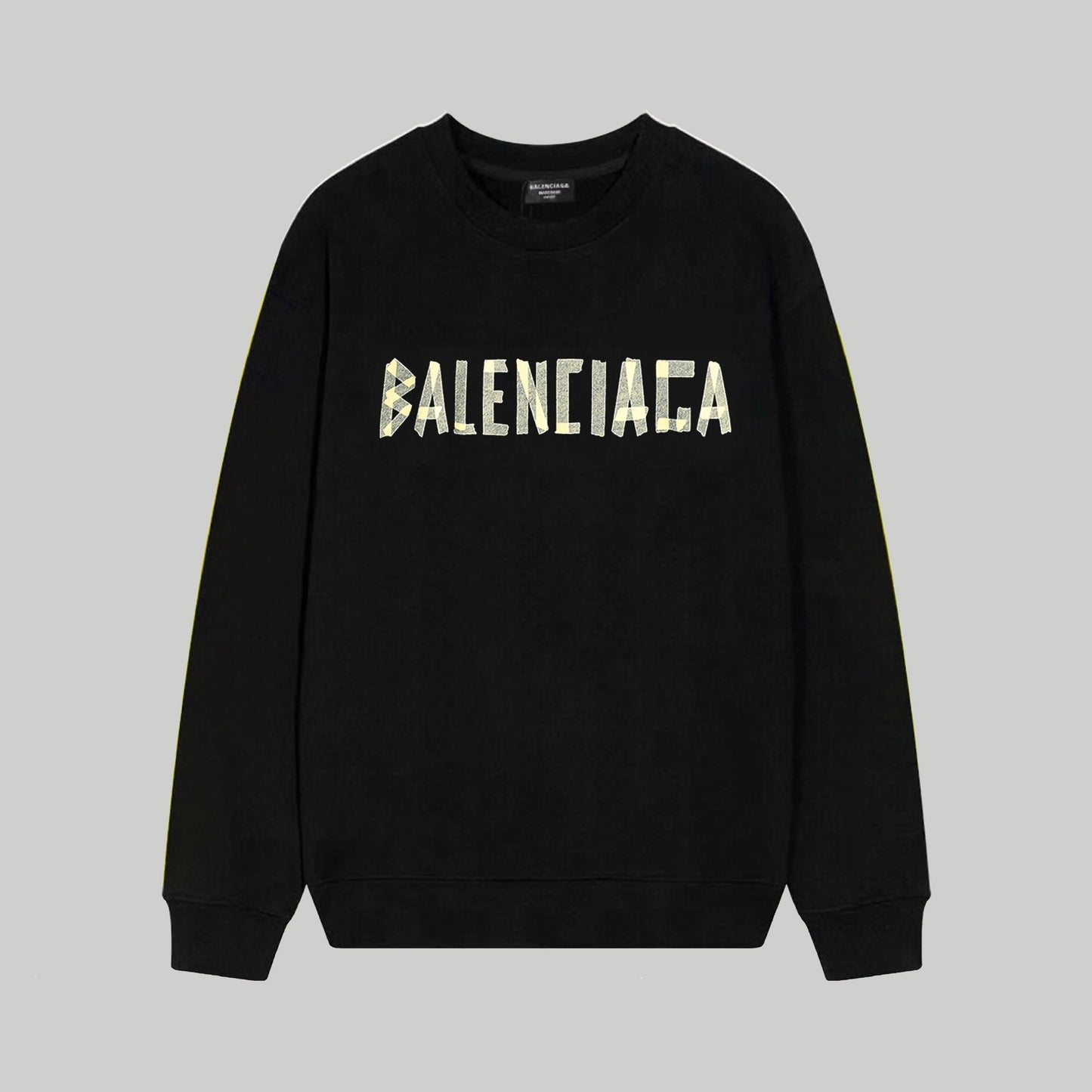 Balenciaga sticky Font Sweater Black