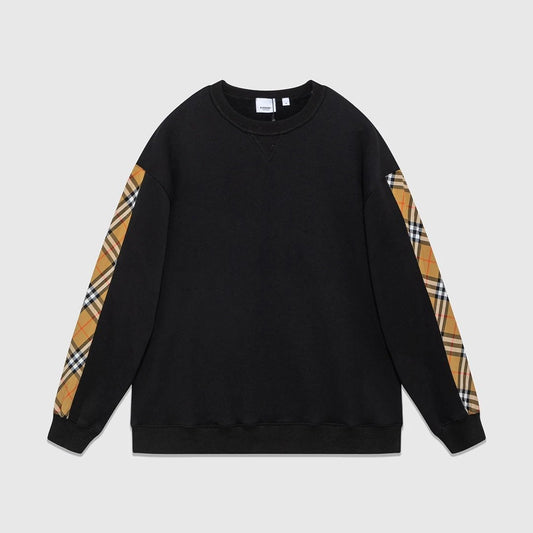 Burberry sleeve Sweater Black