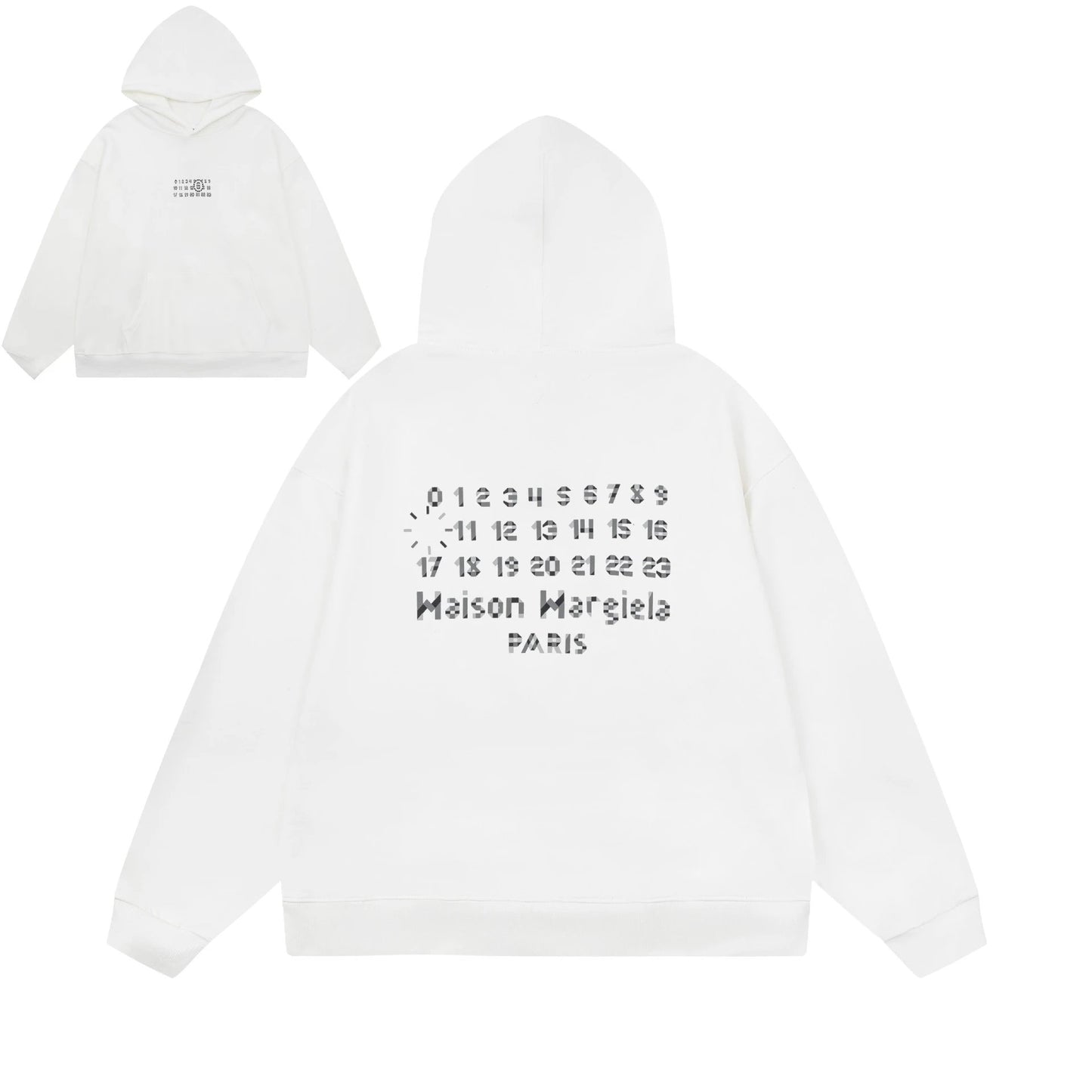 Maison Margiela paris Hoodie White