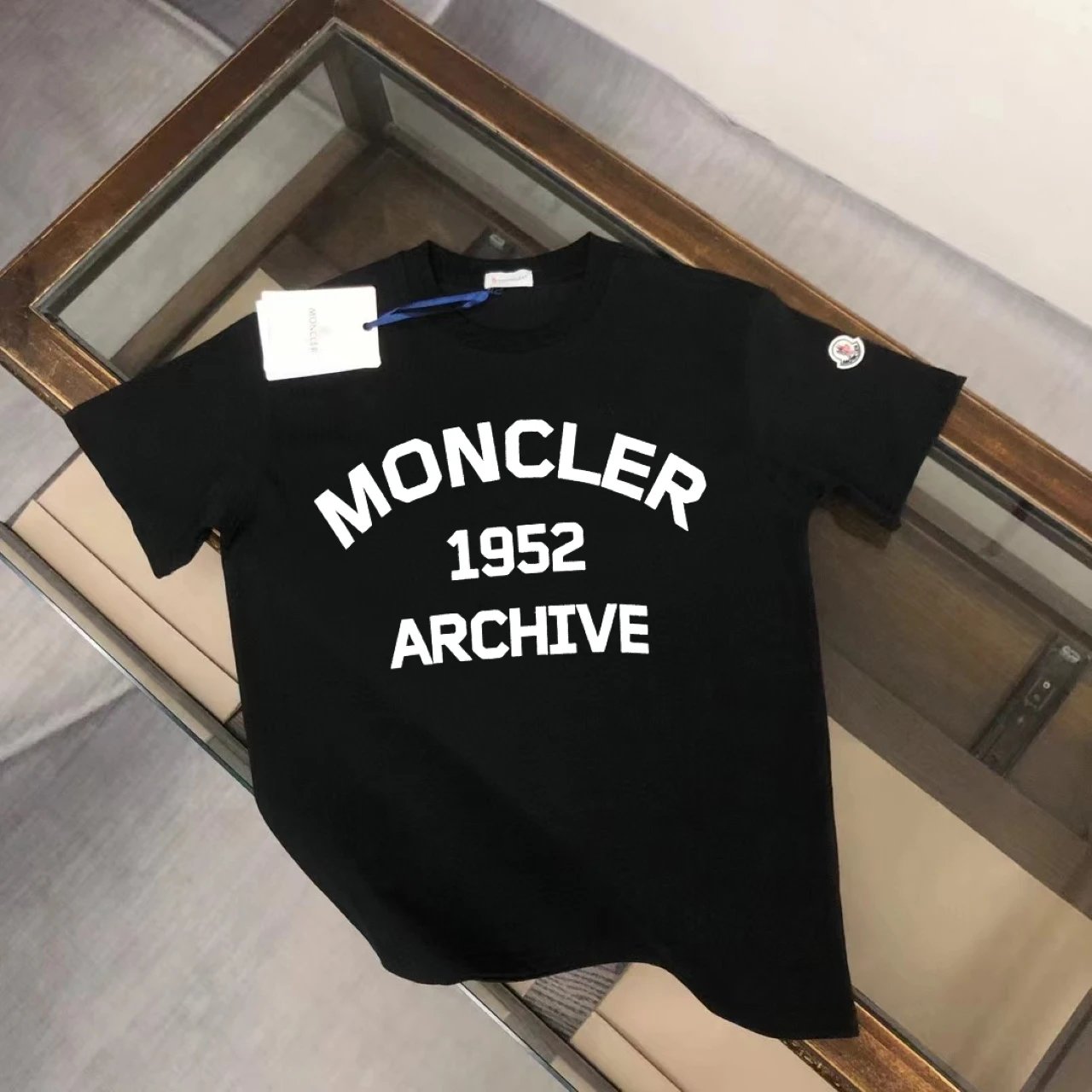 Moncler 1952 Archive T-shirt Black