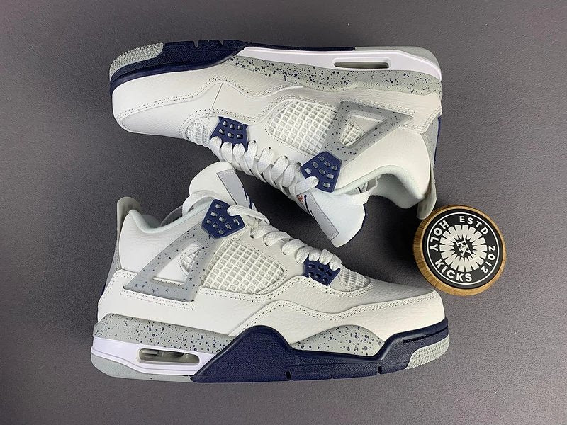 Jordan 4 Dark Blue White