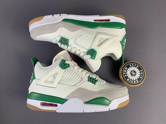 Jordan 4 Green White