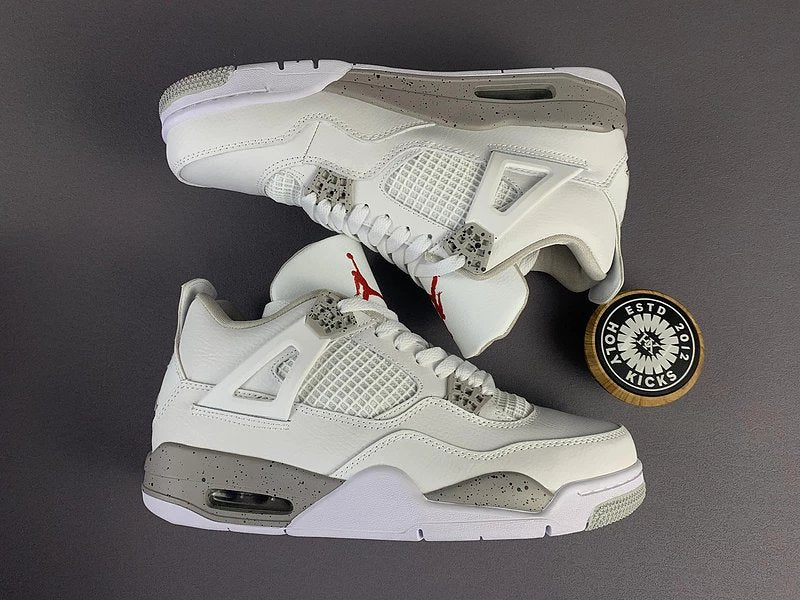 Jordan 4 White Grey