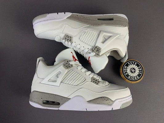 Jordan 4 White Grey