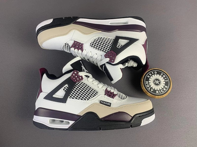 Jordan 4 Red Beige White Paris