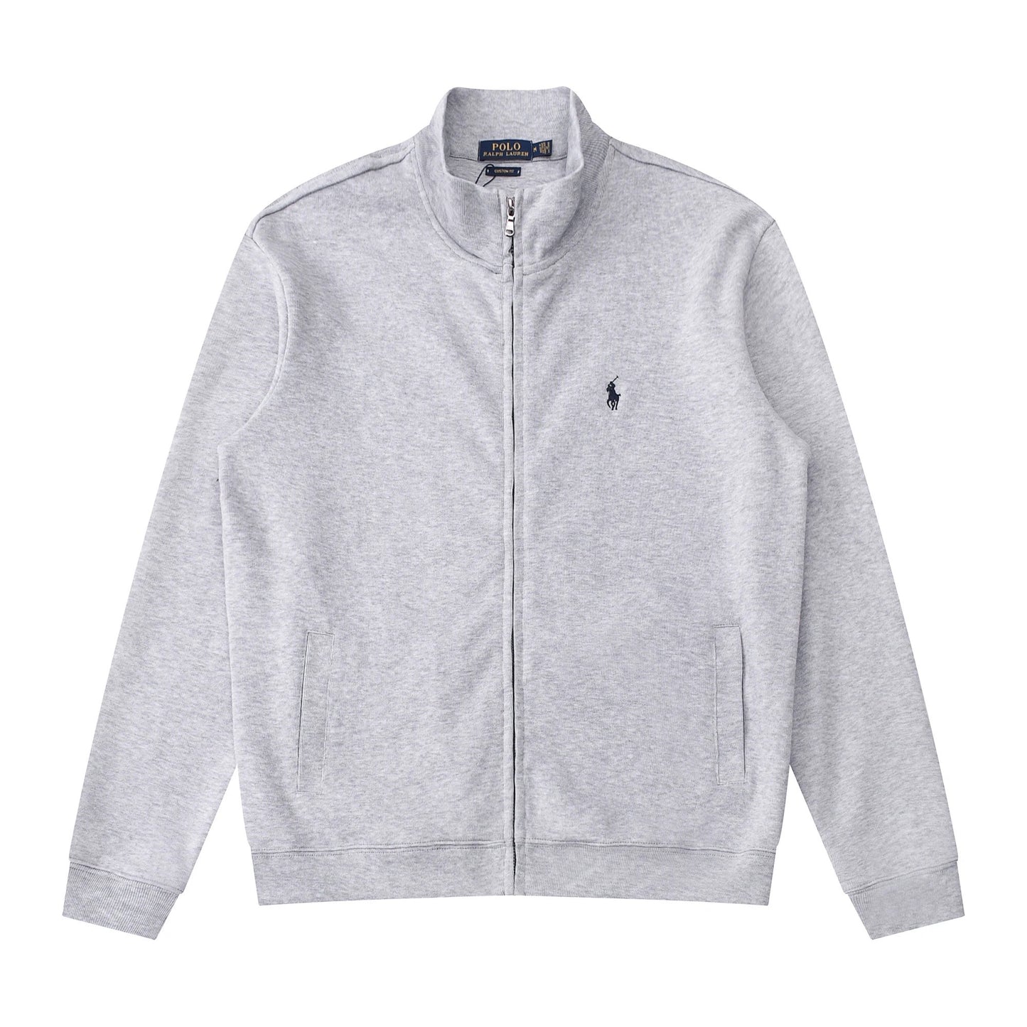 Ralph Lauren Zip-Up Sweater Half-Zip Grey