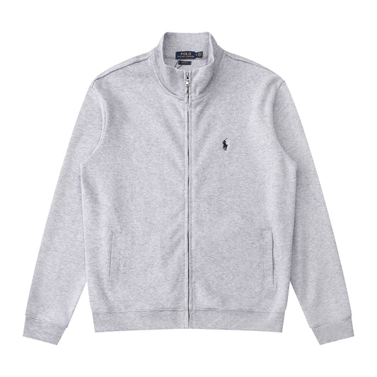 Ralph Lauren Zip-Up Sweater Half-Zip Grey