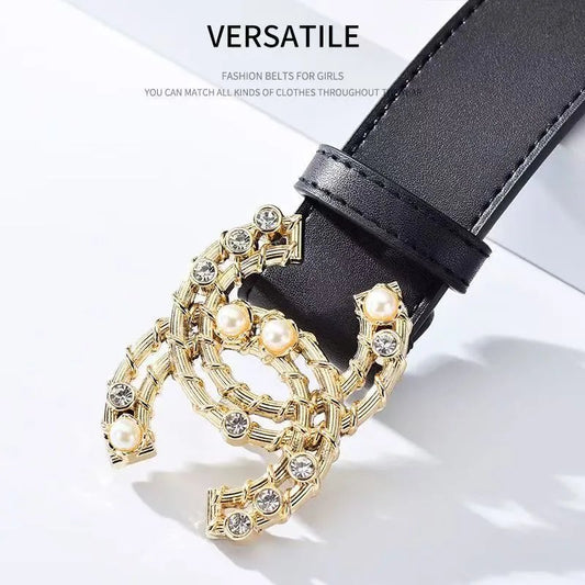 Chanel Diamond Belt Gold