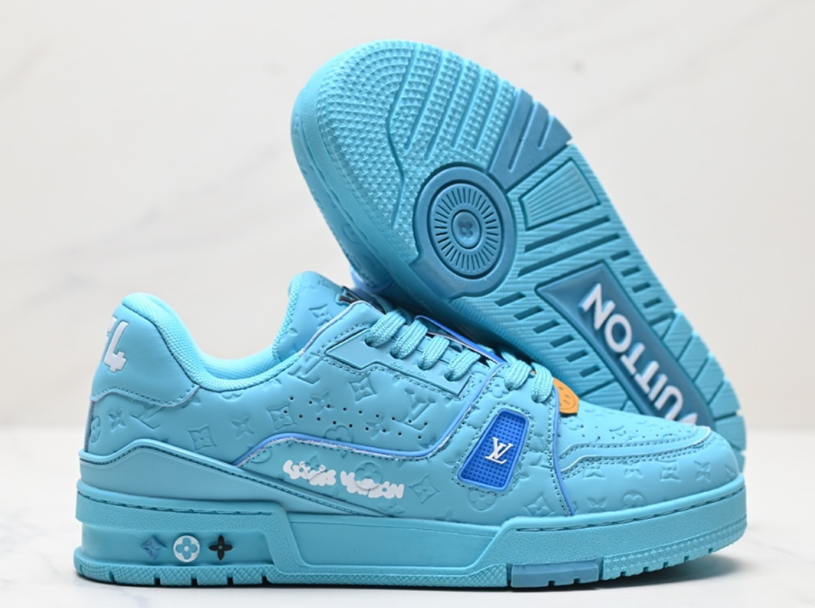 Louis Vuitton Trainer/Skate Blue diff Style