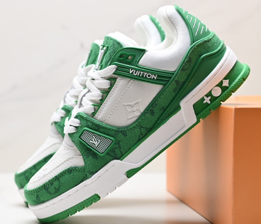 Louis Vuitton Trainer/Skate Green Monogram