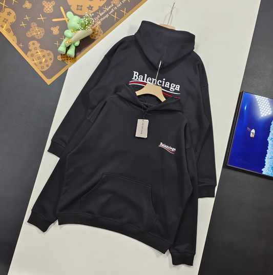 Balenciaga Basic Hoodie Black
