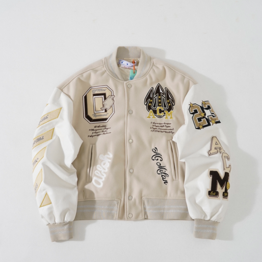 Off-White College Jacket Apricot